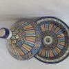 Moroccan ceramic tagine/ hand-painted tagine/decorative handmade tagine/kitchenware/serving tagine/ceramic tagine pot/
