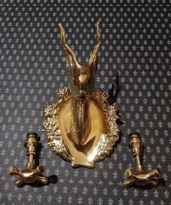 Brass Deer Head Faucet, 100% Handmade, Antique Moroccan Design