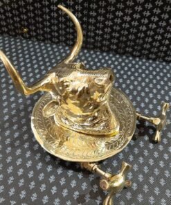 Brass Toro Head Shaped Faucet, 100% Handmade, Antique Moroccan Design