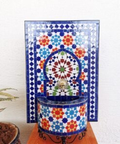 CUSTOMIZABLE Garden Patio Rustic Outdoor Wall Water Fountain - Outdoor Indoor Mid Century Fountain - Handmade Fountain