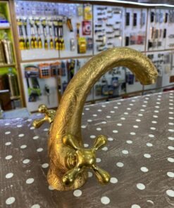 beautifully decorated faucet handmade .Bathroom brass Faucet Hand Engraved/hammered Moroccan Brass Gold Colour Faucet Tap Kitchen Faucet ,