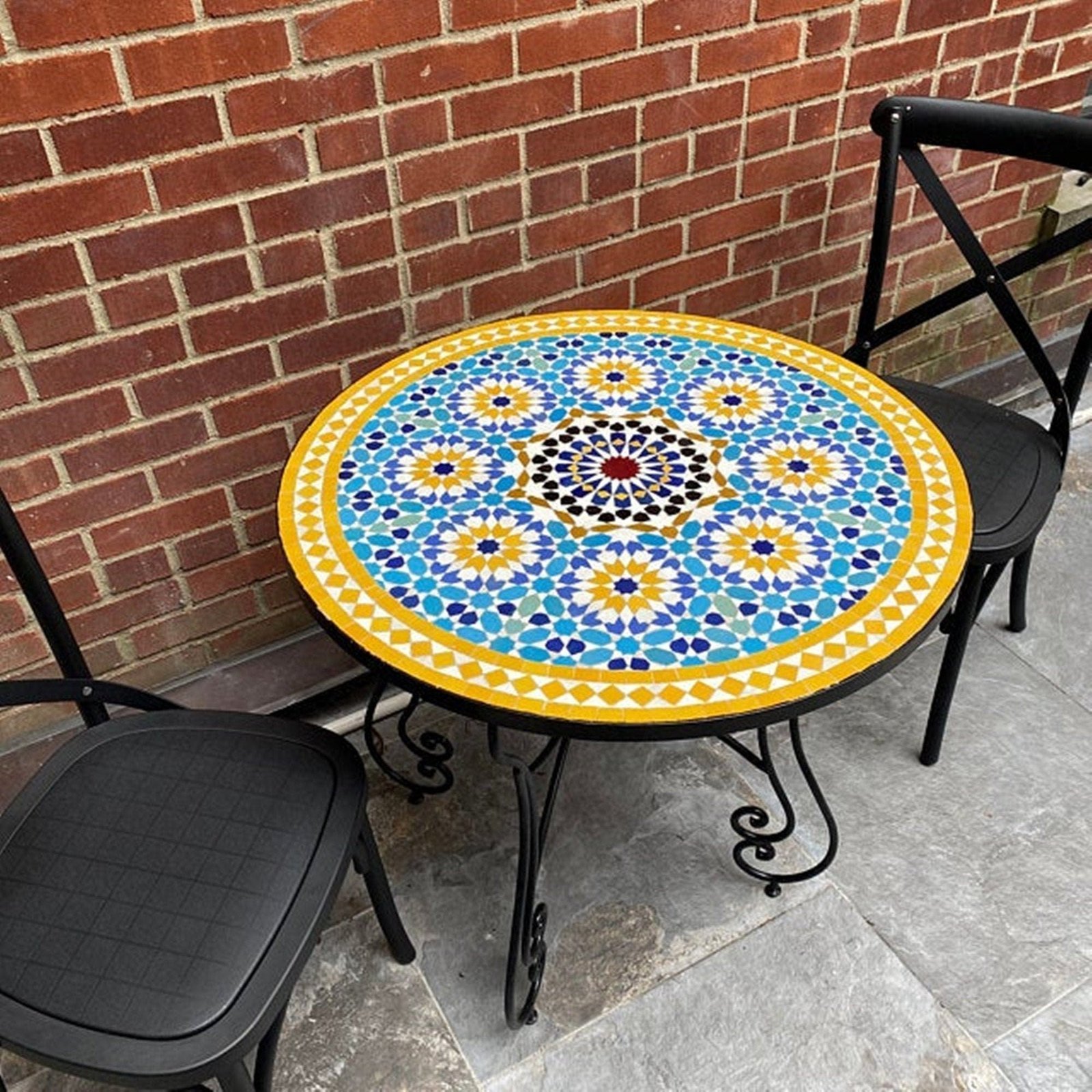 CUSTOMIZABLE Mosaic Table - Crafts Mosaic Table - Mosaic Table Art - Mid Century Mosaic Table