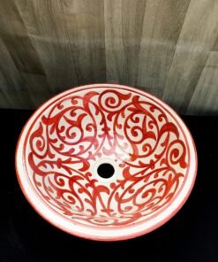 Moroccan ceramic sink wash basin