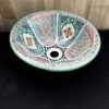Moroccan ceramic sink wash basin