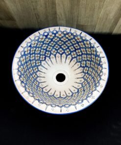 Moroccan ceramic sink wash basin