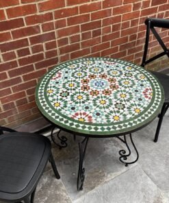 CUSTOMIZABLE Mosaic Table - Crafts Mosaic Table - Mosaic Table Art - Mid Century Mosaic Table