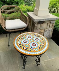 CUSTOMIZABLE Mosaic Table - Crafts Mosaic Table - Mosaic Table Art - Mid Century Mosaic Table