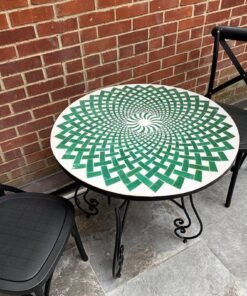 CUSTOMIZABLE Mosaic Table - Crafts Mosaic Table - Mosaic Table Art - Mid Century Mosaic Table