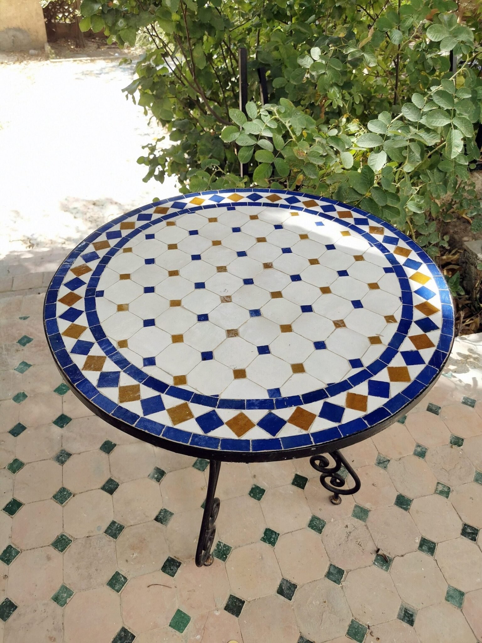 CUSTOMIZABLE Mosaic Table - Crafts Mosaic Table - Mosaic Table Art - Mid Century Mosaic Table