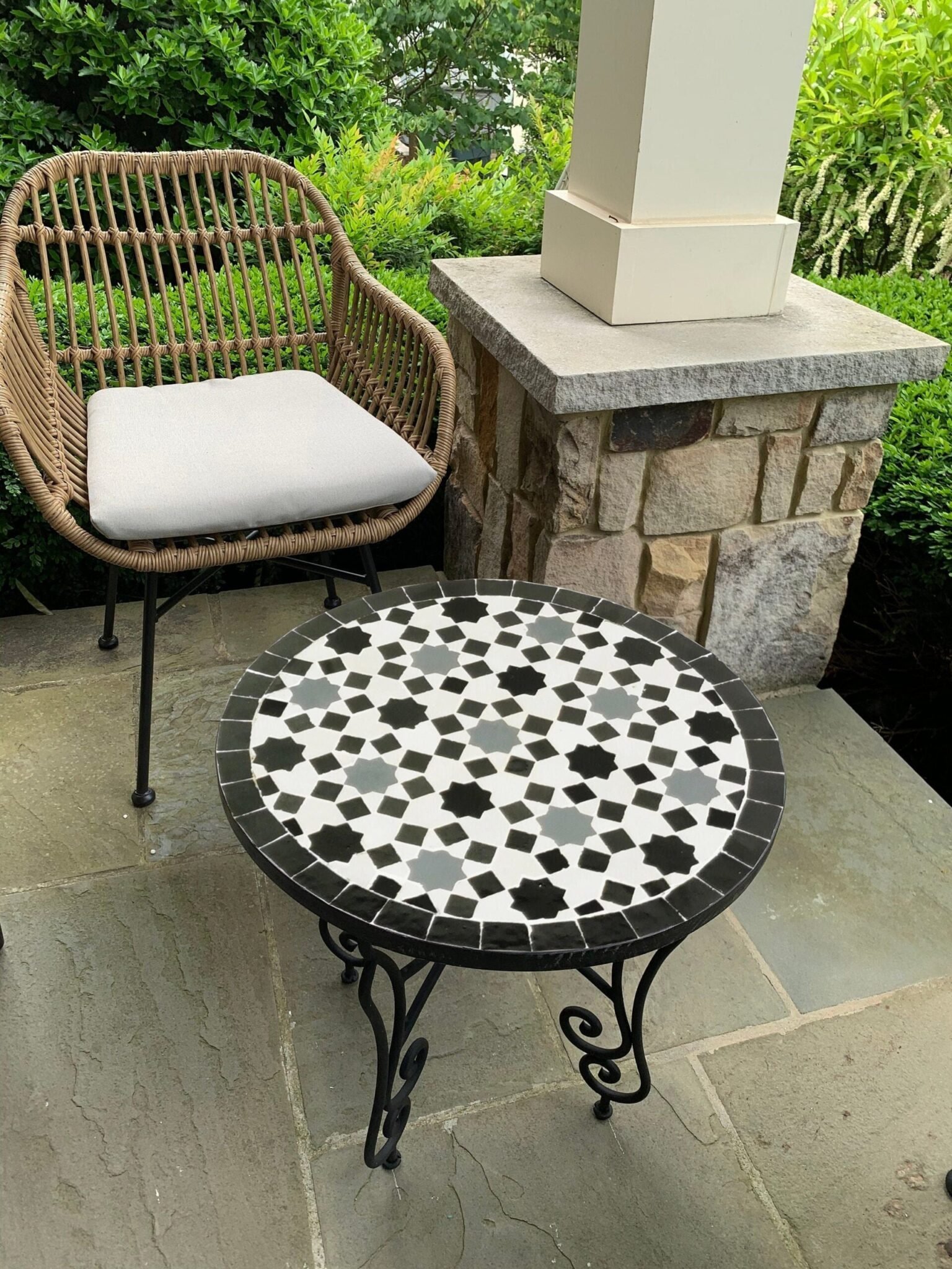 Black & white Mosaic Coffee Table