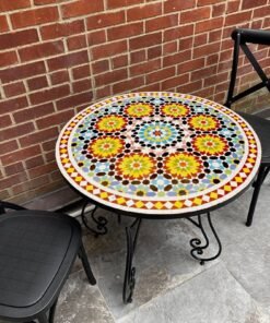 CUSTOMIZABLE Mosaic Table - Crafts Mosaic Table - Mosaic Table Art - Mid Century Mosaic Table