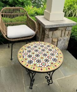 CUSTOMIZABLE Mosaic Table - Crafts Mosaic Table - Mosaic Table Art - Mid Century Mosaic Table
