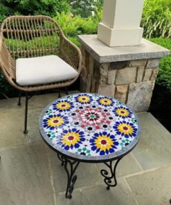CUSTOMIZABLE Mosaic Table - Crafts Mosaic Table - Mosaic Table Art - Mid Century Mosaic Table