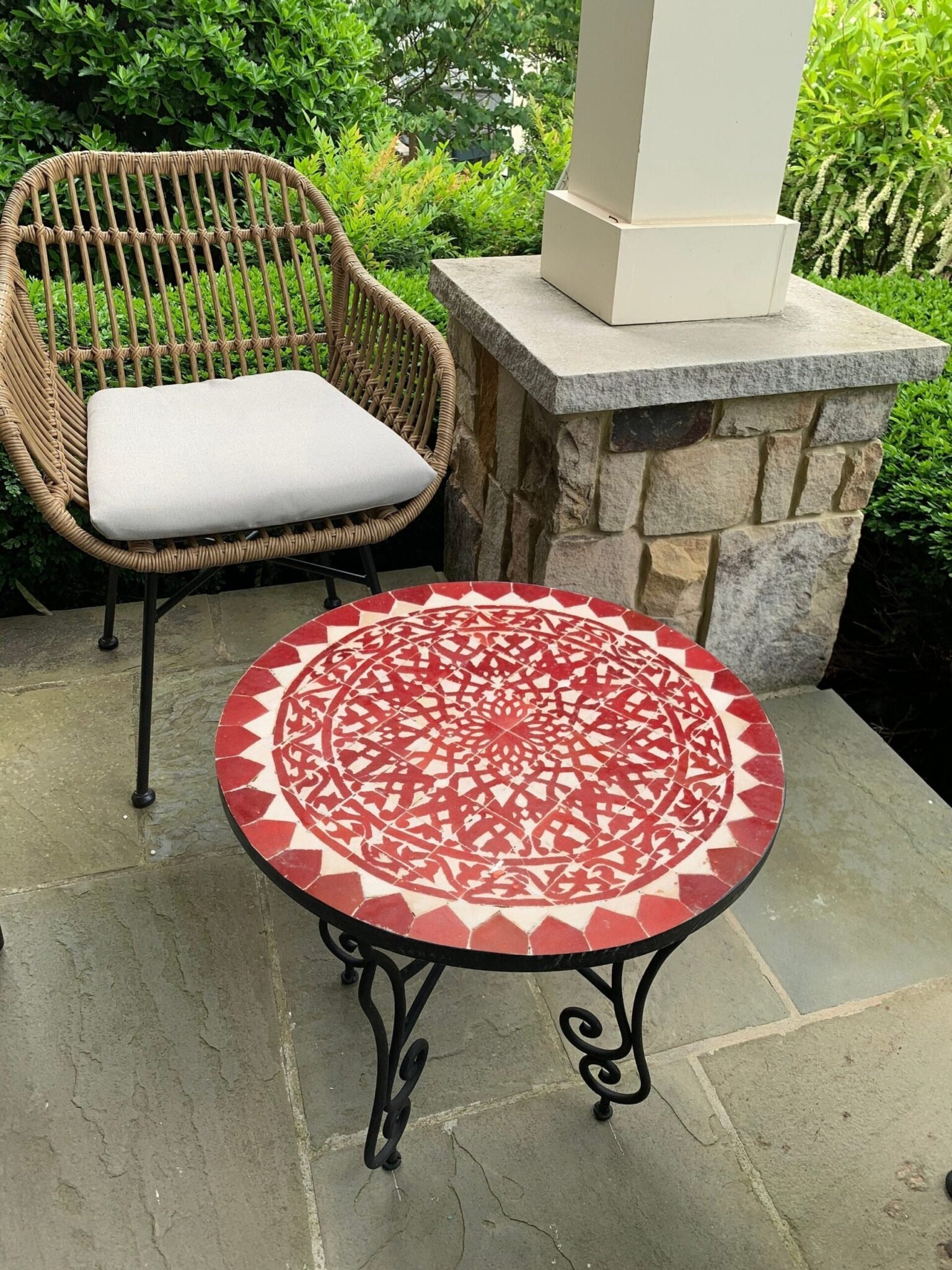 CUSTOMIZABLE Mosaic Table - Crafts Mosaic Table - Mosaic Table Art - Mid Century Mosaic Table