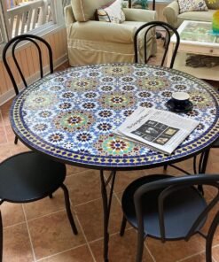 CUSTOMIZABLE Mosaic Table - Crafts Mosaic Table - Mid Century Mosaic Coffee Table - Dining Table
