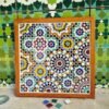 Zellije Mosaic Wall Decor - Mosaic Wall Art - Piece By Piece ART Work - Made From +300 Tiles - Handmade Mosaic Wall Mount ART - Wall Decor