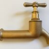 Brass Small Tap, Antique Styled Small Water Tap, Water Spigot for Garden, Farmhouse Bathroom Small Faucet, Handmade Outdoor Tap