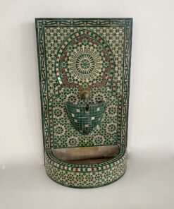 Moroccan Mosaic Fountain Outdoor Decor - Water Fountain outdoor