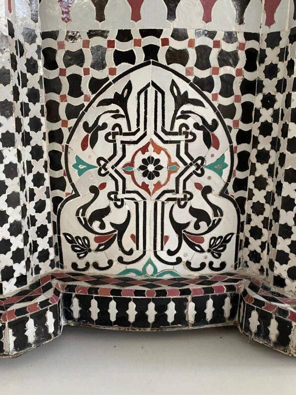 Moroccan Foutain Garden and indoor - Water Fountain Outdoor - Mid Century Mosaic Fountain - Image 6