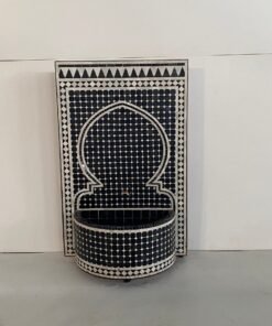 Moroccan Fountain - Water Fountain - Mosaic Fountain Art - Large Mosaic Fountain