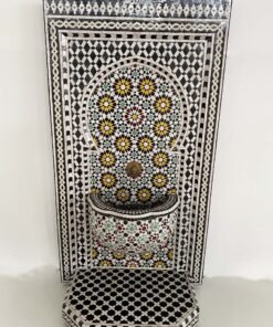 Moroccan Mosaic Fountain, indoor and outdoor fountain, Fountain for garden art, fountain