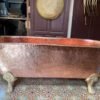 Antique Copper Bathtub, Copper Slipper Bath, Bathroom Tub In Solid Copper | 100% Copper Handmade Bathtub