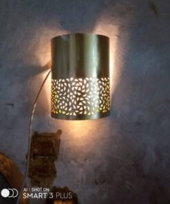x2 Outdoor Wall Lamp Handcrafted Light, with the beautiful Moroccan Shapes