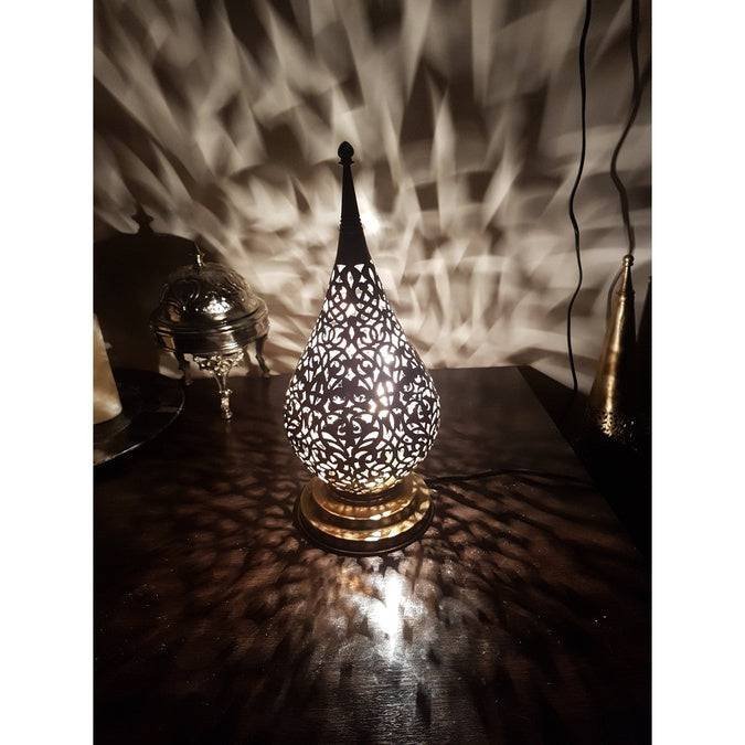 Bedside Lamp - Copper Lampshade - Home Decor - Hurricane Light - Brass Light Fixture - Modern Lighting