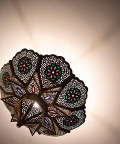 Moroccan Chandelier, Unique Ceiling light, Moroccan Lighting 60cm Diameter, Oriental Style Art Lamp