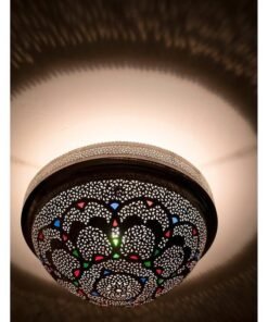 Moroccan Chandelier, Copper Chandelier, Art deco ceiling light, boho lighting, Designer lamp 3 Sizes Available