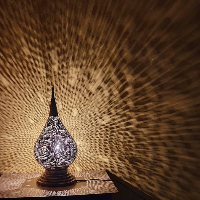 Bedside Lamp, Moroccan lighting, Handmade lamp, Table lamp