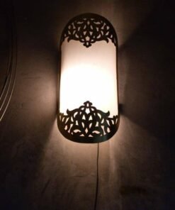 Moroccan Wall sconce, Wall lamp fixture, Designer lamp, Art Deco lamp, Handmade From Golden Brass Copper