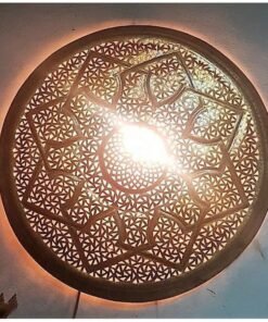 Wall Lamp - Moroccan Style Design - 19,6 in - Light Cover - Wall Art - Moroccan Lighting - Geometric Lighting - 3D lighting