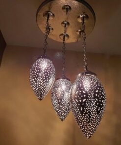 Moroccan Chandelier, pendant light, Moroccan Style, design lamp, Moroccan lighting, ceiling fixture, 5 Colors available