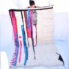 ILF | 8x5 Ft | 2.5x1.5 m | Moroccan White Rug | 100% wool handmade