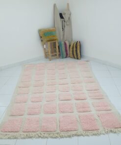 JAMILA | 9'2" x 6' Ft | 2.80x1.82 m | Moroccan Beni Ourain Rug | 100% wool handmade