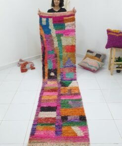 JBLA Runner | 9'9x2'4 Ft | 3x0,74 m | Moroccan Colorful Rug | 100% wool handmade