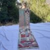 KOULI Runner | 11'4x2'5 Ft | 3,47x0,75 m | Moroccan Colorful Rug | 100% wool handmade