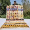 LUS | 8x5 Ft | 2,5x1,5 m | Moroccan Colorful Rug | 100% wool handmade