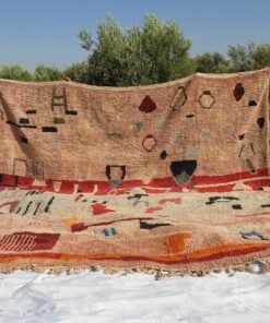 MINAR | Boujaad Rug 14'3x13'8 Ft | 4,35x4,2 M | 100% wool handmade in Morocco