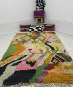 Moroccan Rug Boujaad | 9'9x6'2 Ft | 3x1,9 m | ZIKRA | 100% wool handmade
