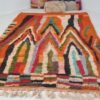 Moroccan Rug Orange Boujaad | 9'7x7 Ft | 3x2 m | ANJAZ | 100% wool handmade