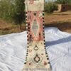 Moroccan Runner Rug | Authentic Boujaad Runner | Colorful Wool Rug | Berber Runner | Hallway Runner | 10'1 x 2'4 Ft | 307x73 cm