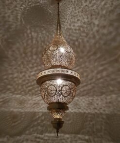 Large Moroccan Pendant Lighting Chandelier Flame Brass