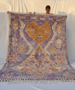 NISSA | 9'8x6'7 Ft | 3x2 m | Moroccan Colorful Rug | 100% wool handmade