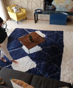 NYLZA | 10x8'5 Ft | 3x2,6 m | Moroccan Beni Mrirt Rug | 100% wool handmade