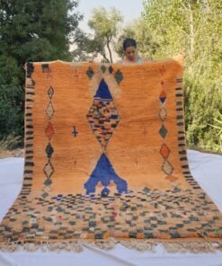 ORANJA | 9'4x6'6 Ft | 287x200 cm | Moroccan Colorful Rug | 100% wool handmade