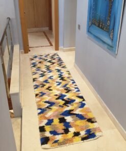 RAWE | 9'3 x 2'65 Ft | 2,82x0,81 m | Moroccan Beni Ourain Runner | 100% wool handmade