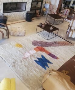SAMS | 10'5x6'8 Ft | 3,2x2 m | Moroccan Beni Mrirt Rug | 100% wool handmade
