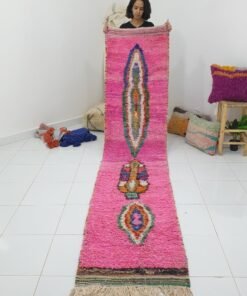 SBARA Runner | 11x2'4 Ft | 3,3x0,74 m | Moroccan Colorful Rug | 100% wool handmade